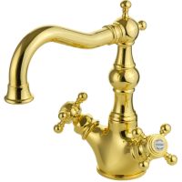 Смеситель для раковины Migliore Arcadia 18398 Золото — фото 1, Смесители