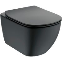 Комплект унитаза с инсталляцией Ideal Standard Tesi Aqua Blade T3868V3/123A6 с сиденьем Микролифт и Черной матовой клавишей смыва — фото 2, Комплекты унитаз + инсталляция
