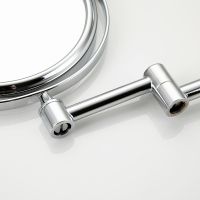 Косметическое зеркало Frap F6108 с увеличением Хром — фото 6, Аксессуары для ванной