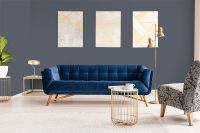 Обои Hygge Nature Hg40 021 Флизелин (1*10,05) Синий, Однотонные — фото 2, Обои для стен