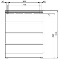 Товар: Комод Aquanet Сканди 80 302542 Дуб крафт - фото 10 Комод Aquanet Сканди 80 302542 Дуб крафт — фото 10, Комоды и тумбы для ванной комнаты