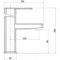 Товар: Смеситель для раковины Orange OneLife P06-021b Черный матовый - фото 6 Смеситель для раковины Orange OneLife P06-021b Черный матовый — фото 6, Смесители для раковины