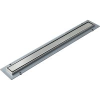 Душевой лоток Logan L002L-750 306891 с решеткой Нержавеющая сталь / под плитку — фото 5, Душевые лотки