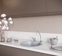 Кухонная мойка Domaci Бьелла DMC-08S GWS-08S-310 Серая — фото 3, Кухонные мойки