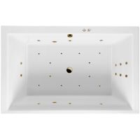 Акриловая ванна Excellent Crown Lux 190x120 WAEX.CRO19.ULTRA.BR с гидромассажем — фото 1, Ванны