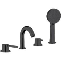 Товар: Смеситель на борт ванны Webert Elio EL850701560 Черный матовый - фото 1 Смеситель на борт ванны Webert Elio EL850701560 Черный матовый — фото 1, Смесители на борт ванны