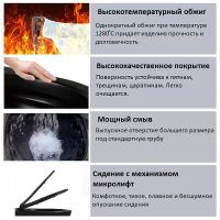 Унитаз компакт Ceruttispa Orlter MB CT9866 Черный матовый с бачком и сиденьем Микролифт — фото 6, Напольные унитазы