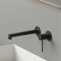 Смеситель для раковины Vincea Desire VBFW-1D1MB Черный матовый — фото 7, Смесители для раковины