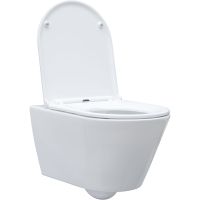 Унитаз Aquanet Lake W 316461 подвесной Белый без сиденья — фото 4, Унитазы