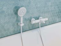Смеситель для ванны Hansgrohe Ecostat Comfort 13114140 с термостатом Шлифованная бронза — фото 3, Смеситель для ванны