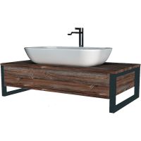 Тумба под раковину 1MarKa Grunge Loft 70П Ц0000015941 подвесная Дуб Намибия — фото 1, Тумбы под раковину