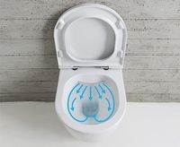 Унитаз Globo 4ALL MDS03.BI подвесной без сиденья — фото 7, Унитазы