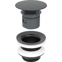 Донный клапан Geberit 152.080.14.1 Черный матовый — фото 1, Донные клапаны