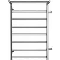 Водяной полотенцесушитель Terminus Хендрикс П8 500х800 бп500 4670078530417 с полкой Хром, боковое подключение, G 1" НР — фото 2, Водяные полотенцесушители