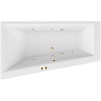 Акриловая ванна Excellent Sfera 170x100 L WAEX.SFL17.SOFT.BR с гидромассажем — фото 1, Ванны