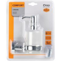 Дозатор для жидкого мыла Fixsen Comfort Chrome FX-85012 Хром — фото 2, Дозаторы