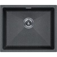 Кухонная мойка Paulmark Lumi 55 UNI LU55-DG Графит — фото 1, Кухонные мойки