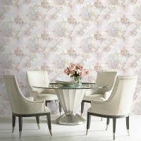 Обои Prima Italiana Ortisei 80505 Винил на флизелине (1,06*10) Бежевый/Серебряный, Цветы — фото 3, Обои для стен