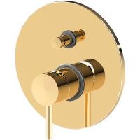 Смеситель для душа Paffoni Light LIG015HG Золото медовое — фото 1, Смеситель для душа