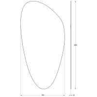 Товар: Зеркало Evoform Primary 140х70 BY 0120 со шлифованной кромкой - фото 7 Зеркало Evoform Primary 140х70 BY 0120 со шлифованной кромкой — фото 7, Мебель для ванной