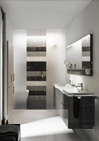 Тумба с раковиной Burgbad Eqio 123 SEZA123F2010C0001*1 подвесная Серый глянец — фото 6, Мебель для ванной