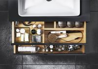 Товар: Тумба под раковину Excellent Tuto 60 MLEX.0104.600.BKBL подвесная Черный матовый Дуб - фото 4 Тумба под раковину Excellent Tuto 60 MLEX.0104.600.BKBL подвесная Черный матовый Дуб — фото 4, Мебель для ванной