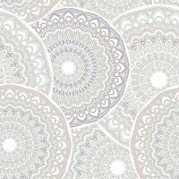 Обои Andrea Rossi Nisida 54325-2 Винил на флизилине (1,06*10) Бежевый/Фиолетовый, Геометрия/Абстракция — фото 1, Обои для стен