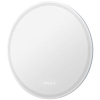 Зеркало Aquanet Оптима 70 304175 с подсветкой с сенсорным выключателем, часами и подогревом — фото 4, Мебель для ванной