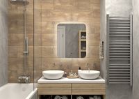 Зеркало Континент Burzhe 600х700 ЗЛП531 с подсветкой с бесконтактным выключателем — фото 7, Зеркала в ванную комнату