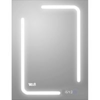 Зеркало WeltWasser Marc 60x80 с подсветкой 10000000965 Хром — фото 1, Зеркала в ванную комнату
