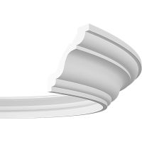 Карниз гибкий Европласт 1.50.293 2000x84x85 мм — фото 1, Карнизы