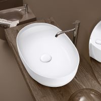 Товар: Раковина-чаша Kerasan Nolita 60 534301 Белая глянцевая - фото 2 Раковина-чаша Kerasan Nolita 60 534301 Белая глянцевая — фото 2, Раковины