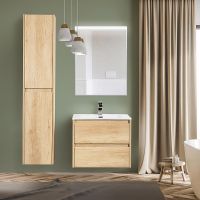 Товар: Шкаф пенал BelBagno Kraft 33 L KRAFT-1600-2A-SC-RNN-L подвесной Rovere Nebrasca Nature - фото 5 Шкаф пенал BelBagno Kraft 33 L KRAFT-1600-2A-SC-RNN-L подвесной Rovere Nebrasca Nature — фото 5, Мебель для ванной