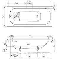 Товар: Стальная ванна Bette Form 170x70 2945-000 AD PLUS AR с шумоизоляцией, антискользящим и антигрязевым покрытием - фото 4 Стальная ванна Bette Form 170x70 2945-000 AD PLUS AR с шумоизоляцией, антискользящим и антигрязевым покрытием — фото 4, Ванны