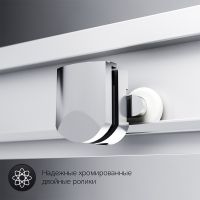 Душевой уголок AM.PM Gem 90х90 W90G-403-090MT профиль Серый стекло прозрачное — фото 10, Душевые уголки