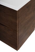 Тумба под раковину BelBagno Marino-H60 110 MARINO-H60-1100-2C-SO-RW-P подвесная Rovere Moro — фото 8, Тумбы под раковину