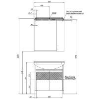 Тумба под раковину Aquanet Донна 80 274170 Белый дуб Белая — фото 9, Тумбы под раковину