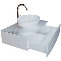 Товар: Тумба под раковину 1MarKa Nega 80П Ц0000002813 подвесная Белый глянец - фото 2 Тумба под раковину 1MarKa Nega 80П Ц0000002813 подвесная Белый глянец — фото 2, Тумбы под раковину