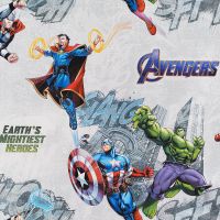 Обои детские Артекс New Look 6 10908-01 Винил на флизелине (1,06*10,05) Серый/Синий, Мультимедия/Детский — фото 1, Обои для стен