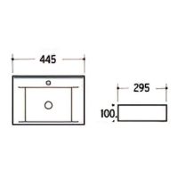 Товар: Раковина beWash 45 BK4429CT001 Белый глянец - фото 2 Раковина beWash 45 BK4429CT001 Белый глянец — фото 2, Раковины