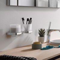 Стакан для зубных щеток Emco Trend 0220 001 00 Хром — фото 4, Мыльницы