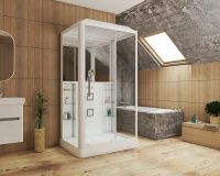 Душевая кабина Grossman 120x90 GR127R с гидромассажем — фото 2, Душевые кабины