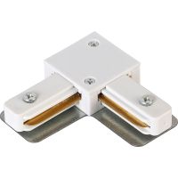 Соединитель L-образный Crystal Lux CLT 0.211 07 WH Белый — фото 1, Комплектующие для освещения