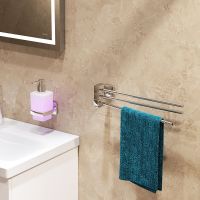 Держатель для полотенец AM.PM Gem A9032700 Хром — фото 7, Полотенцедержатели