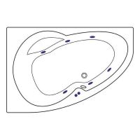 Товар: Акриловая ванна Excellent Newa 160x95 L WAEX.NEL16.SOFT.CR с гидромассажем - фото 5 Акриловая ванна Excellent Newa 160x95 L WAEX.NEL16.SOFT.CR с гидромассажем — фото 5, Ванны