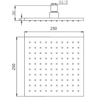 Верхний душ Migliore Palermo 29655 Золото — фото 4, Верхние души
