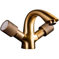 Смеситель для раковины Boheme Royal Cristal 311-Royal/CRST Бронза — фото 1, Смесители