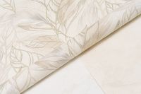 Обои Артекс Хлоя 10708-02 Винил на флизелине (1,06*10,05) Бежевый, Листья — фото 3, Обои для стен