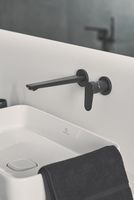 Смеситель для раковины Ideal Standard Cerafine Model O BD133XG Черный шелк — фото 3, Смесители для раковины