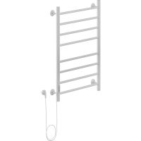 Электрический полотенцесушитель Ника WAY-2 80/50 Белый матовый — фото 1, Электрические полотенцесушители